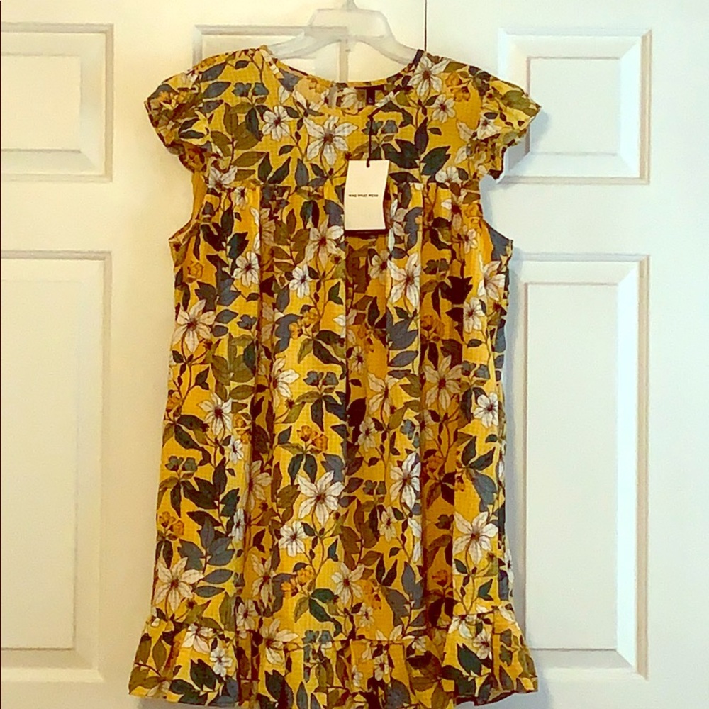 Beautiful Floral Ruffle Babydoll Dress